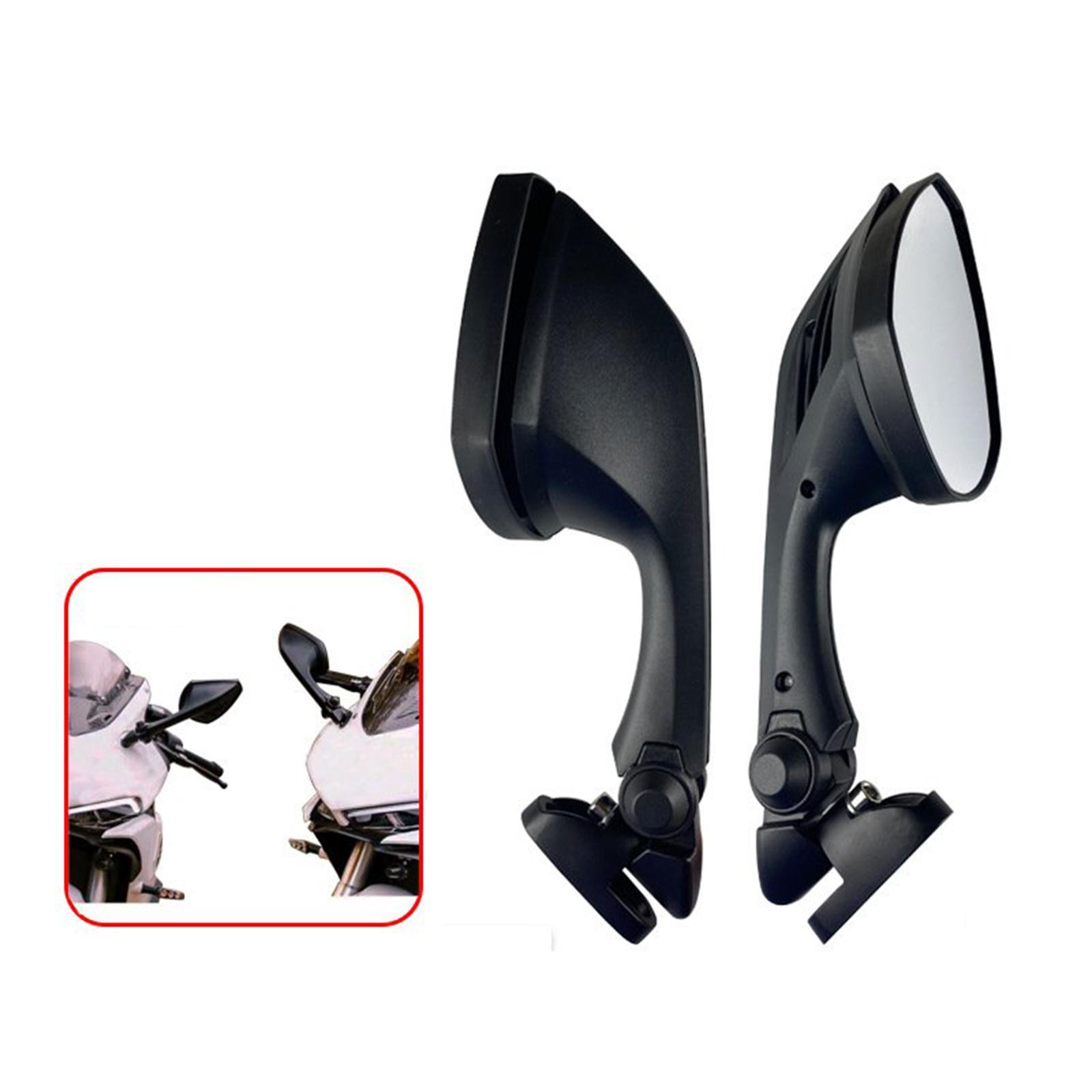 1 Pair Universal Motorcycle Rearview Mirror Left and Right Repair Parts Direct Motorcycle Accessories