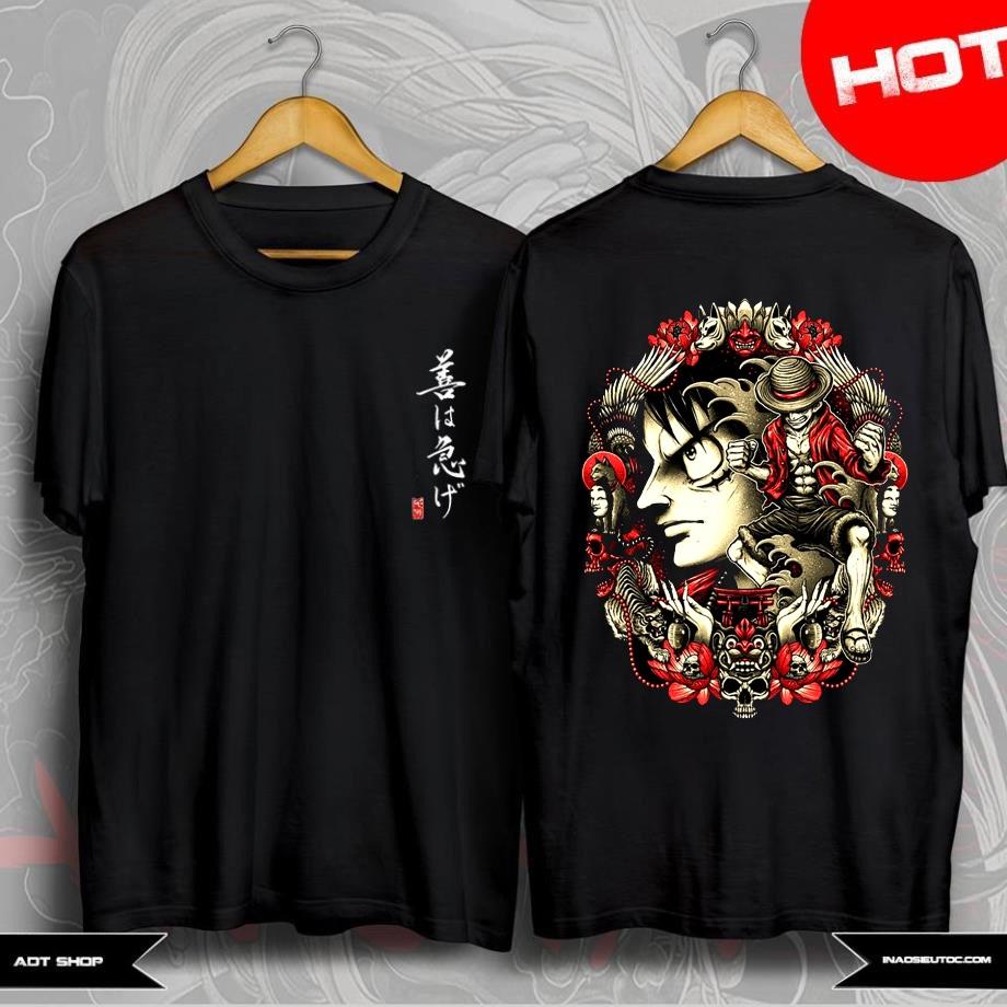 Áo thun One Piece Luffy Mũ Rơm Sanji Ace Zoro / Áo phông Đảo Hải Tặc 3D cực chất