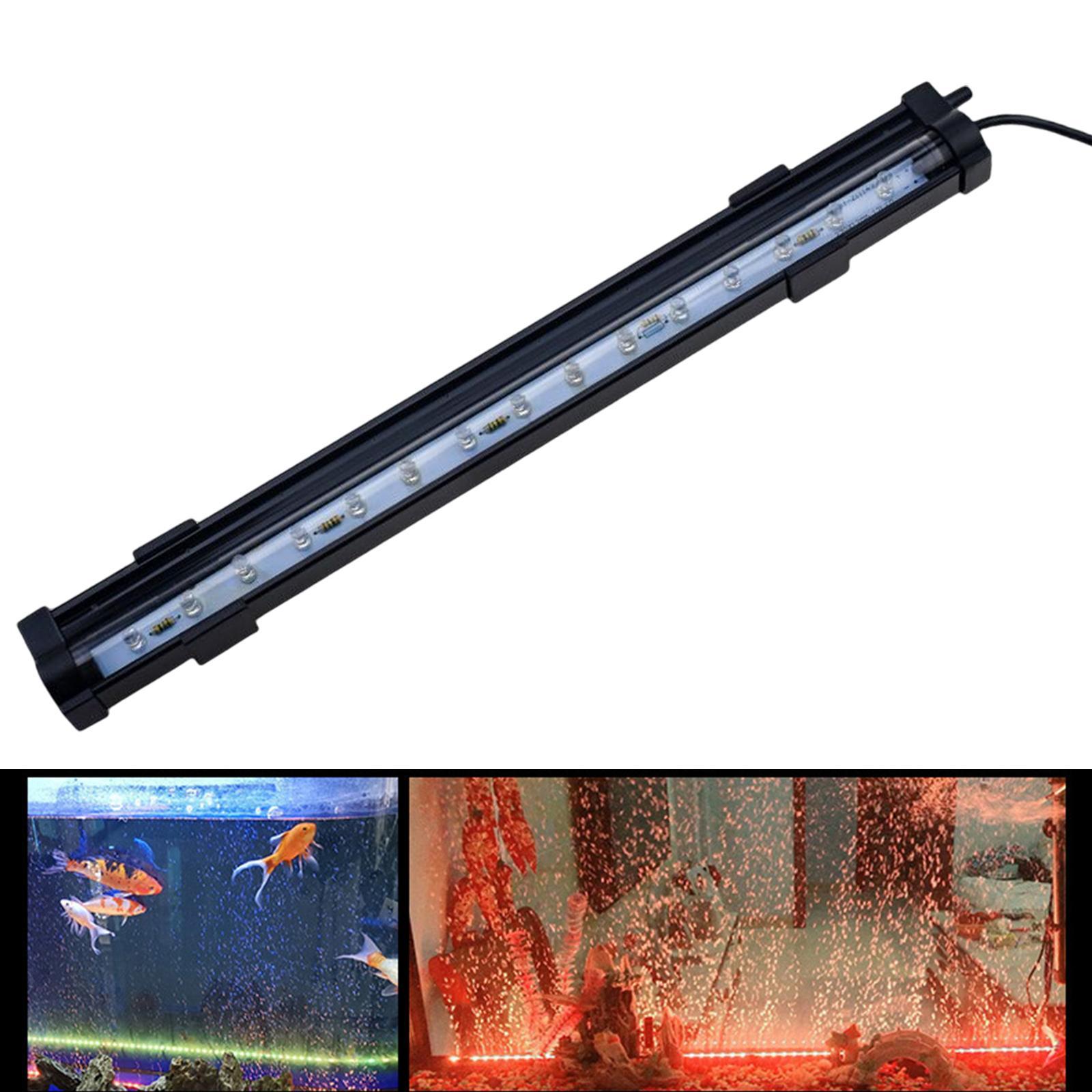 LED Aquarium Light Fish Tank Lamp Submersible Underwater Light Waterproof