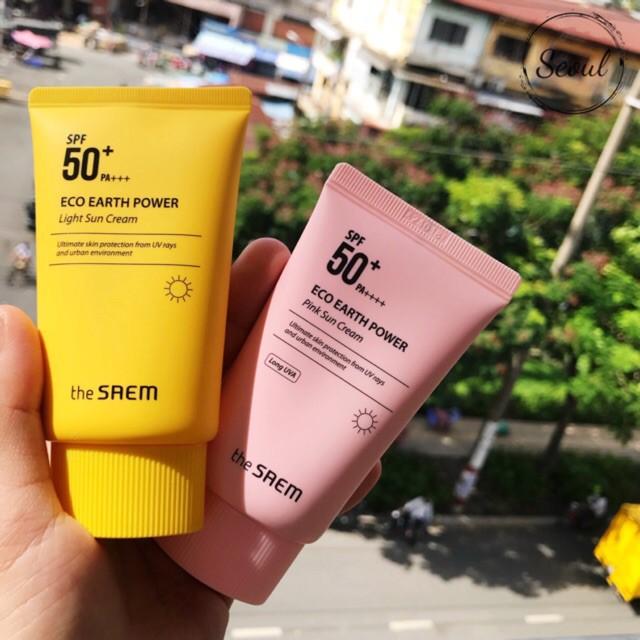 Kem Chống Nắng The Saem Eco Earth Power Sun Cream