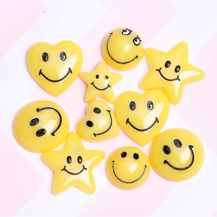 *HN* Charm mặt cười dễ thương cho các bạn trang trí vỏ ốp điện thoại, dán tủ lạnh, DIY