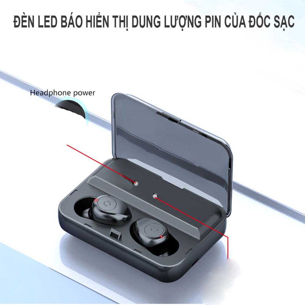 Tai nghe bluetooth không dây F9 TWS D909