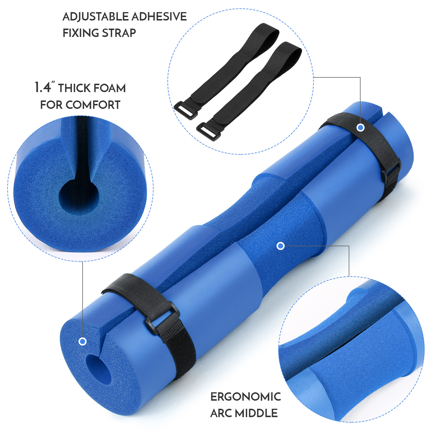 Đệm Bảo Vệ Cổ / Vai Hỗ Trợ Nâng Tạ Tập Squat