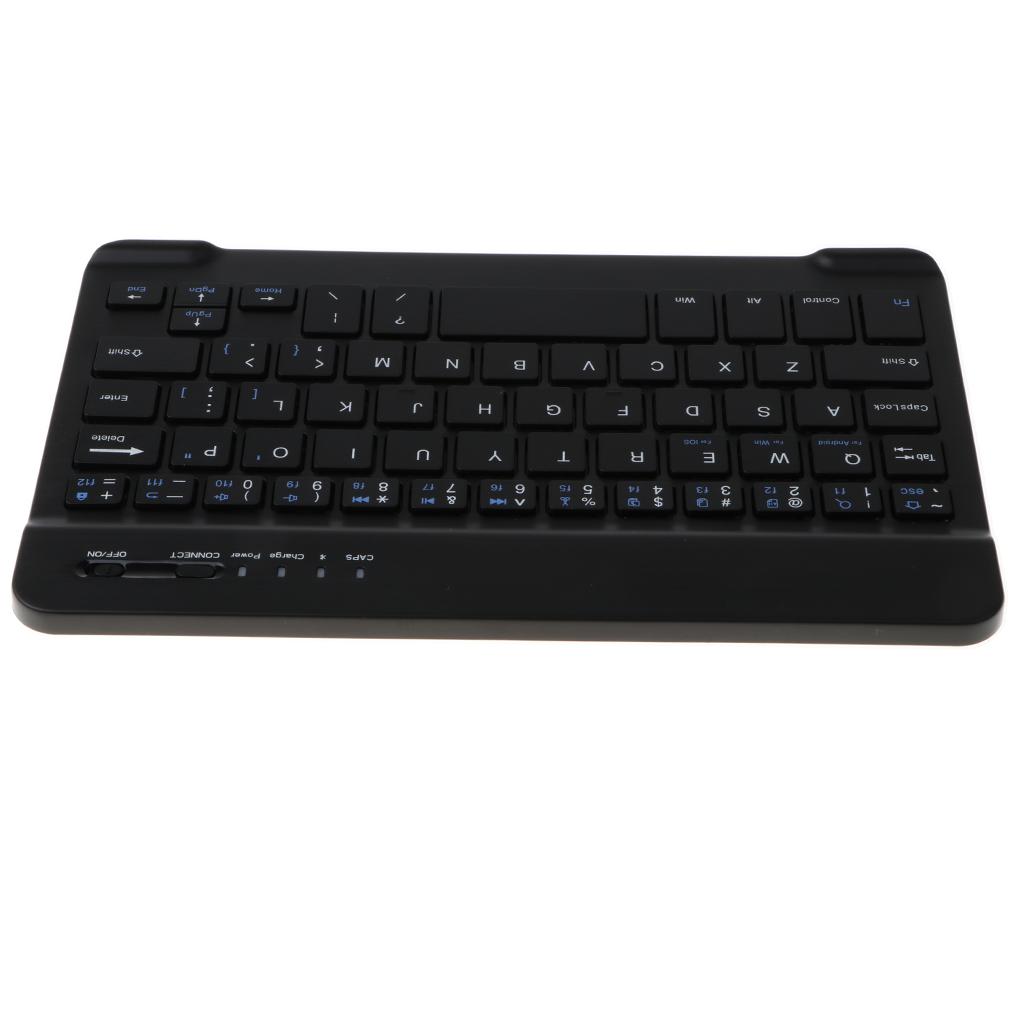 Ultra Slim Wireless Rechargable Keyboard For iOS/Android and Windows PC/Laptop/Notebook/MacBook/Samsung Galaxy Tablet/iPhone/for iPad