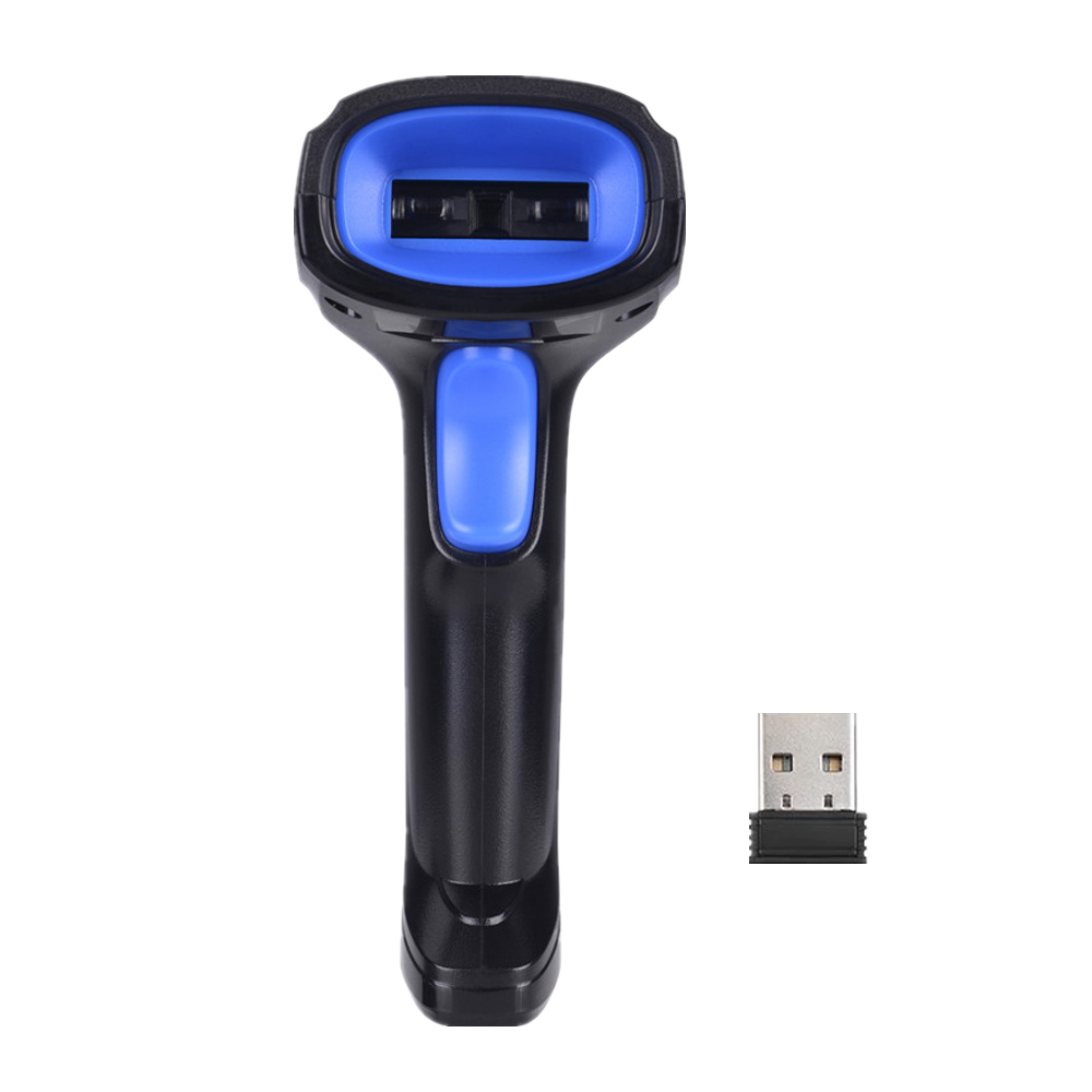 Máy quét mã vạch không dây 2D Yhd 1100DW đầu quét mã QR kết nối USB/ Có dây dùng trên Laptop, PC - Hàng nhập khẩu