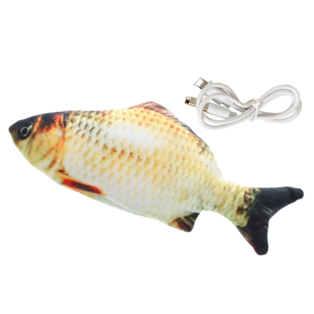 Pet Cat Toy Electric Simulation Fish Toys For Pet Interactive 2Pcs