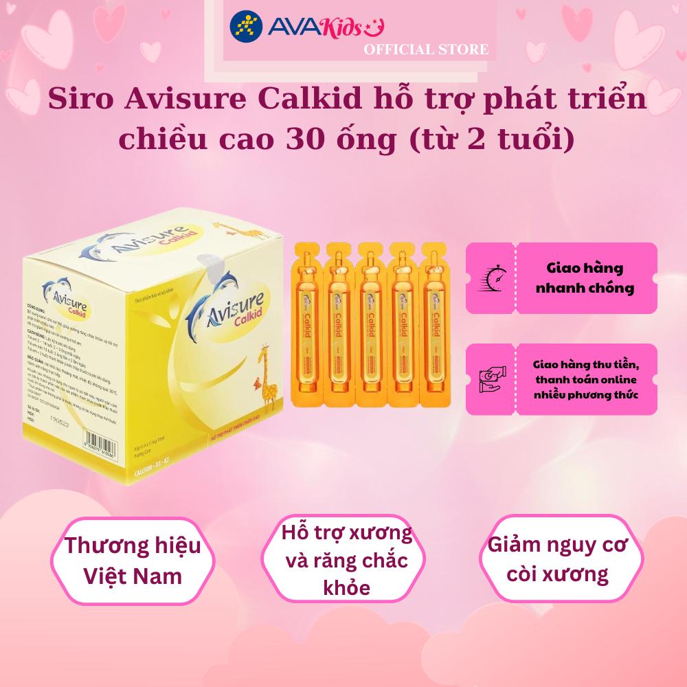 Siro Avisure Calkid hỗ trợ phát triển chiều cao 30 ống (từ 2 tuổi)