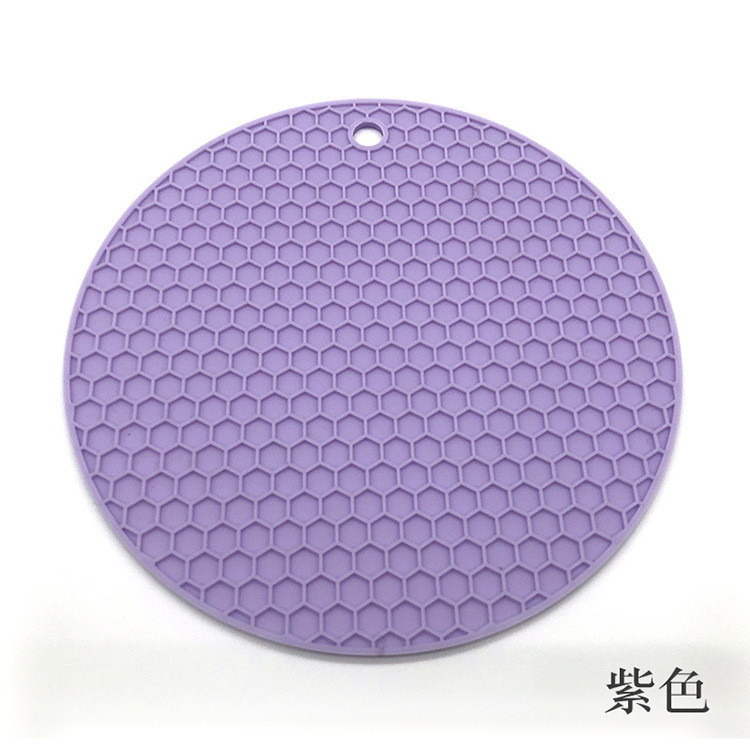 Miếng Lót Nồi Silicone SMARTCHOICE Chống Ẩm Chống Trơn Trượt Hình Tròn Tổ Ong