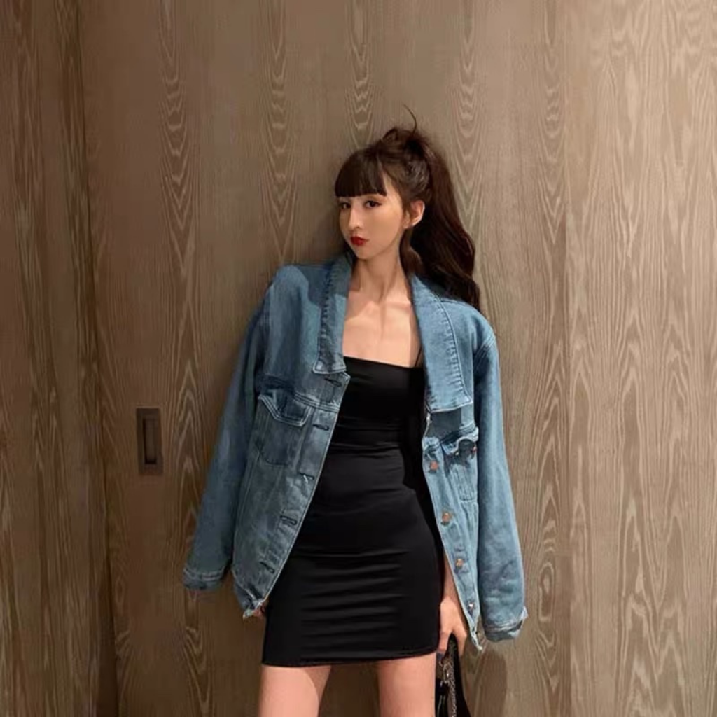 Váy 2 dây body sợi bún thun gân dày đẹp ôm body 2 dáng ngắn, dài Freesize
