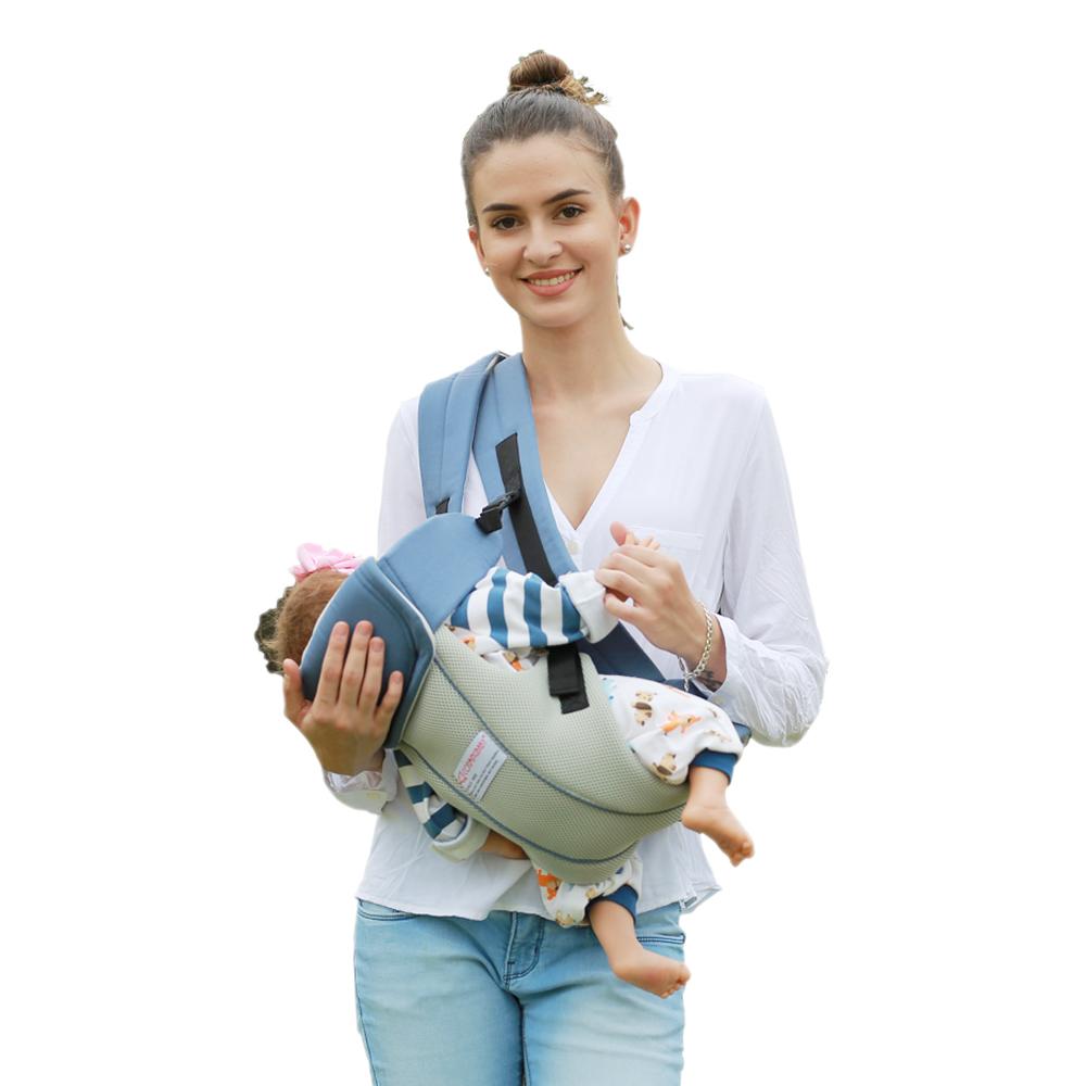 1-30 Tháng Thoáng Khí Công Thái Học Cho Bé Ba Lô Sling Quấn Cho Bé Mang Theo Cho Bé Giá Đỡ Dây Kangaroo Túi Du Lịch