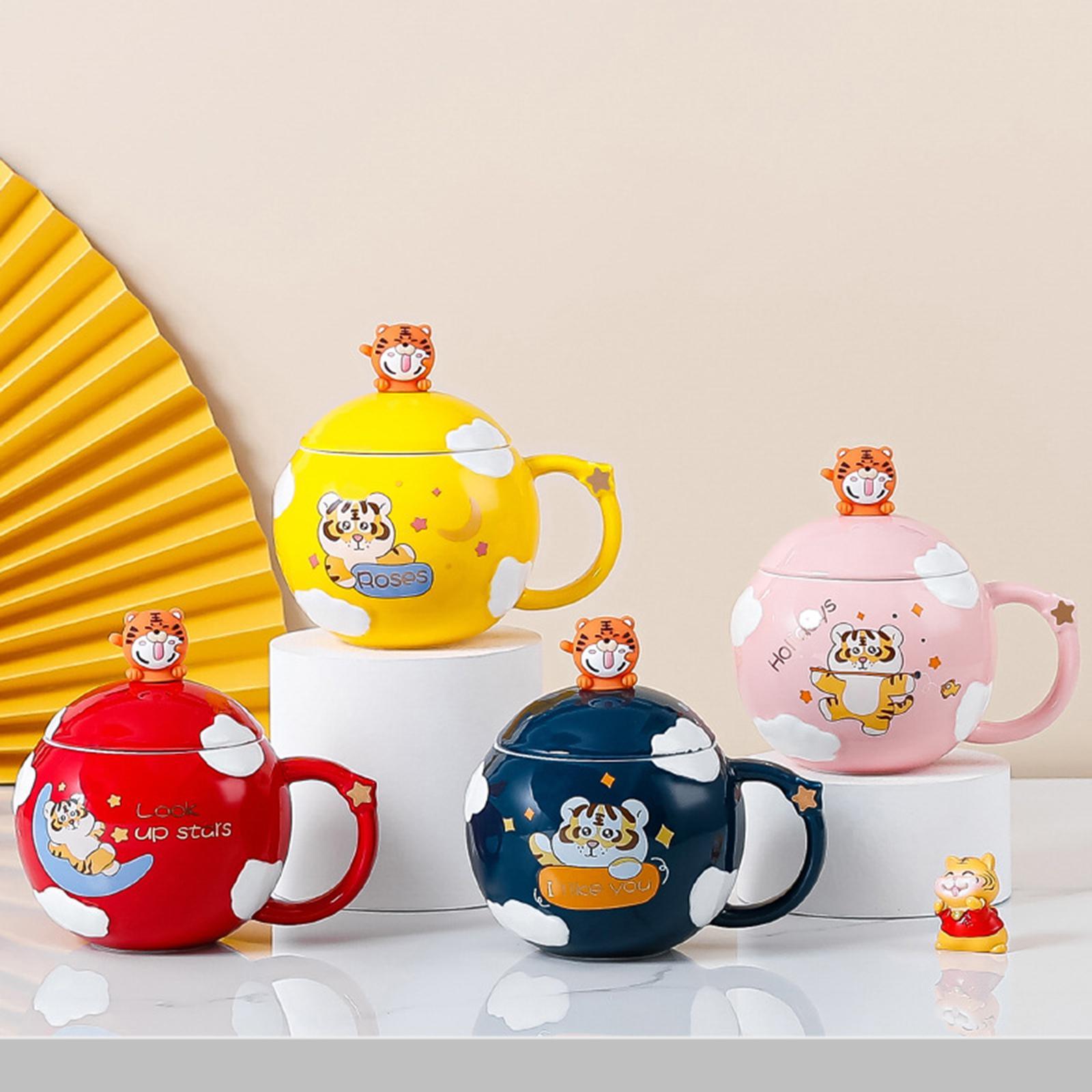 2 Pieces Creative Coffee Mug Cups Breakfast Juice Milk Water Cup Gifts