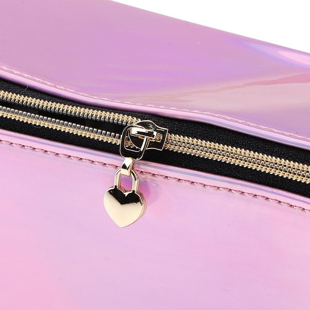 Specular Toiletry Makeup Bag Travel Case Zipper Cosmetic Organizer