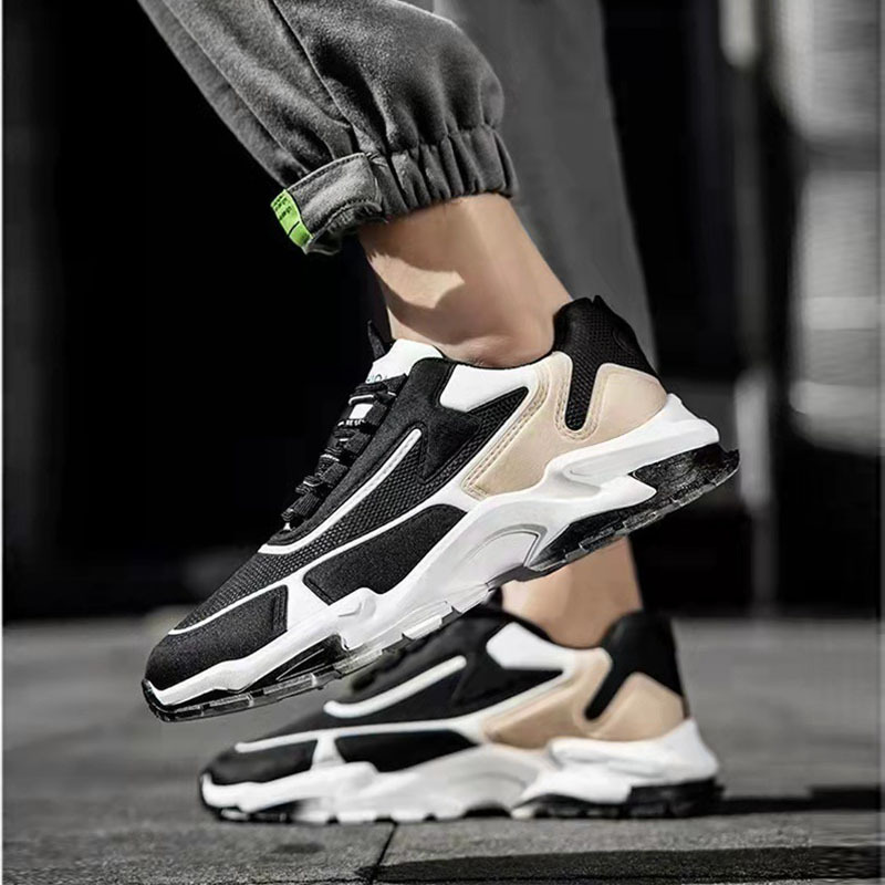 Giày Thể Thao Nam GEMI - Giày Sneaker Màu Đen - Xanh, Giày Chạy Bộ Thể Thao Phiên Bản Hàn Quốc - G5461