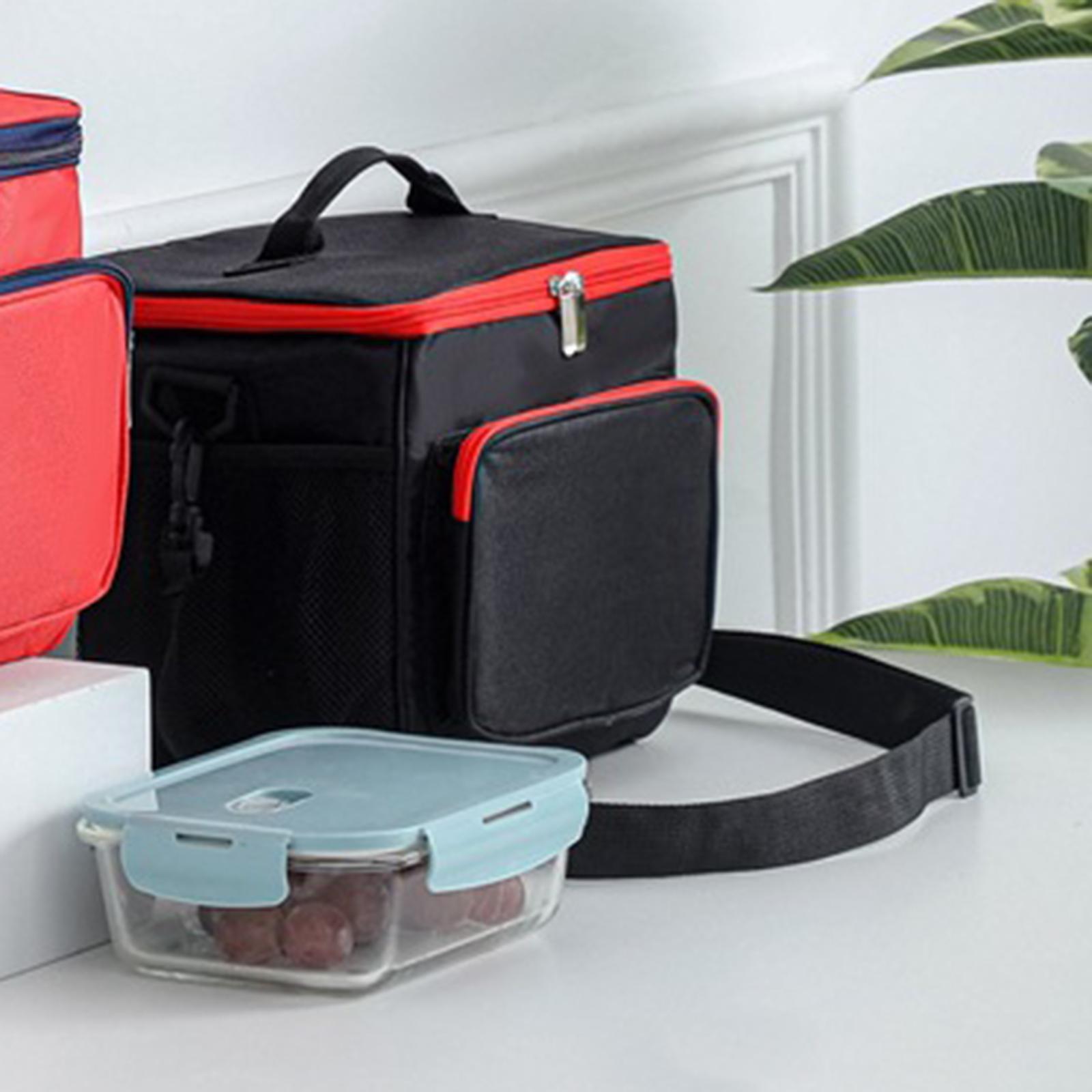 Insulated Lunch Bag Lunch Boxes Thermal Lunch Container with Adjustable Shoulder Strap for Work Beach