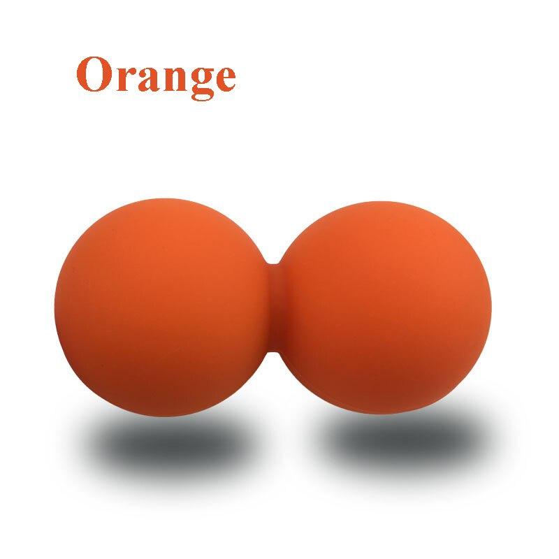 Food Grade Silicone Yoga Peanut Massage Ball Fascia Ball Relieve Relax Muscles Fitness Massage Double Ball Exercise Ball