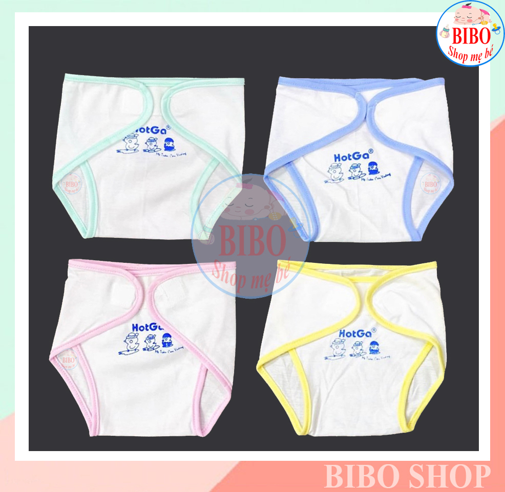 SET 5 TÃ DÁN HOTGA VẢI COTTON CHO BÉ SƠ SINH