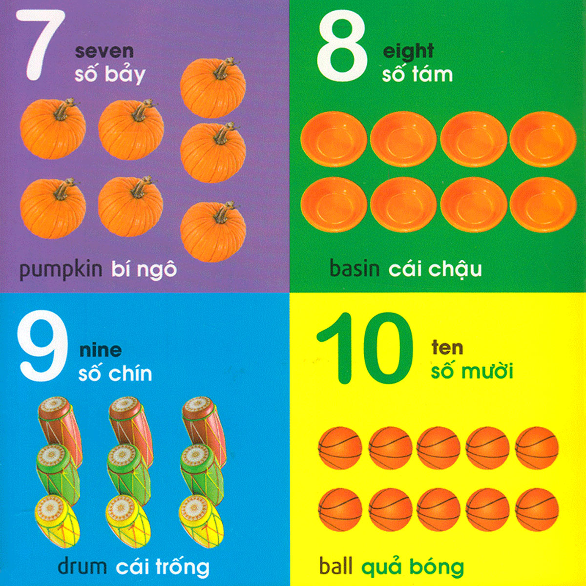 101 First Words: Numbers - Shapes - Colours (101 Từ Đầu Tiên: Chữ Số - Hình Dạng - Màu Sắc)_ML