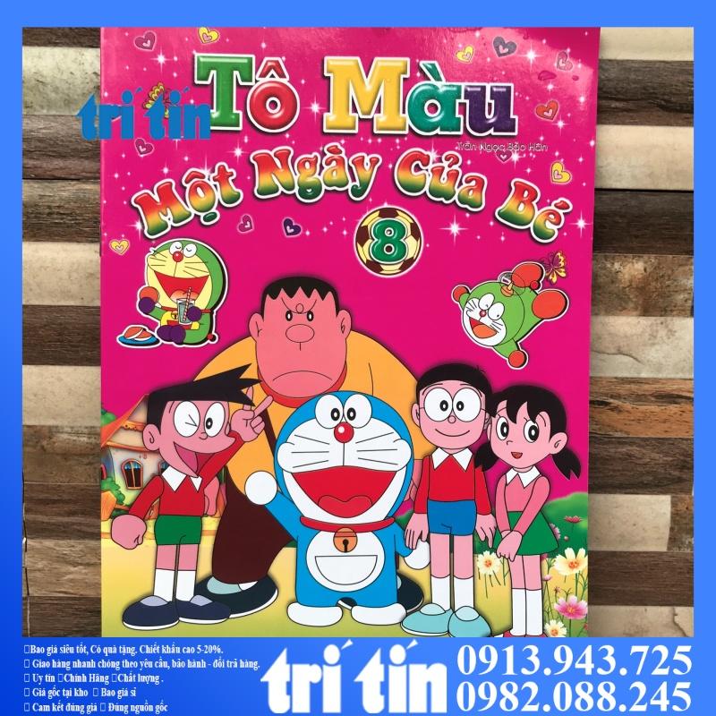 TẬP TÔ MÀU DORAEMON:Một ngày của bé{vpp TRÍ TÍN