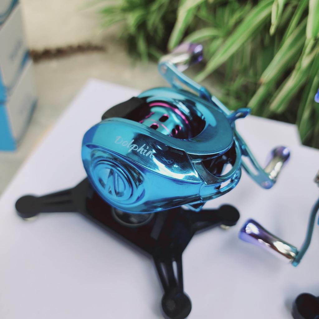 Máy ngang câu cá Lure cao cấp Dolphin DN200 - Siêu Nhẹ 168g