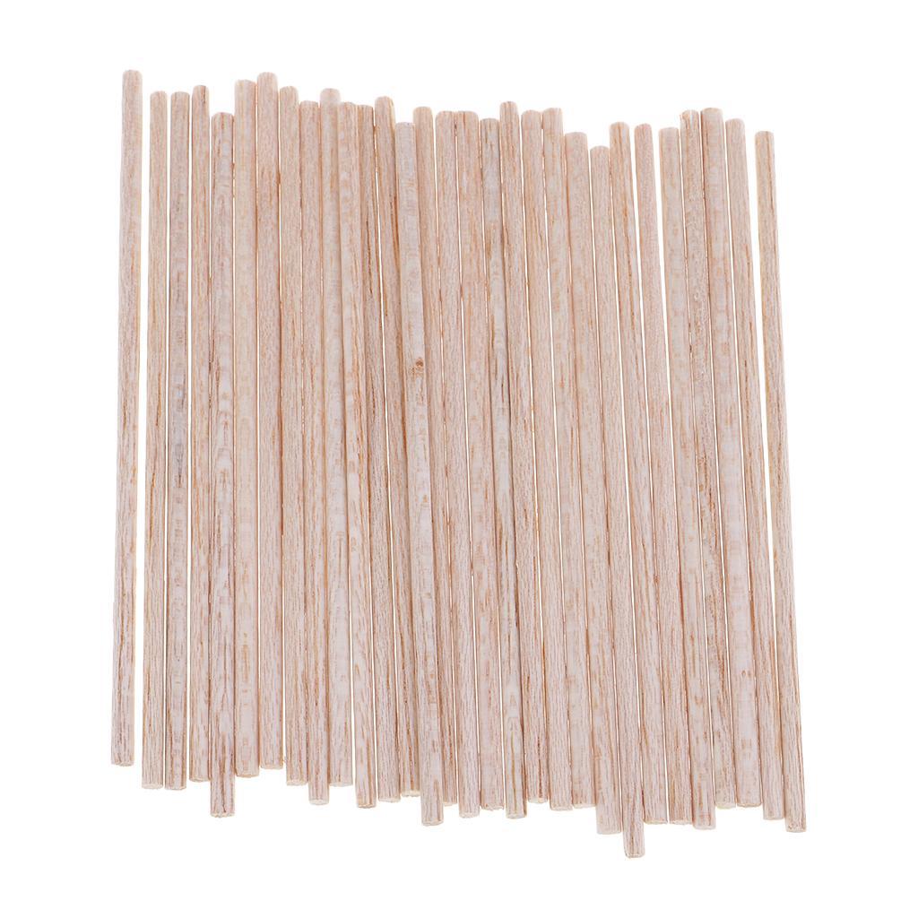 2-8pack Unfinished Balsa Wood Stick DIY Wood Modelling Stick DIY crafts 100mm
