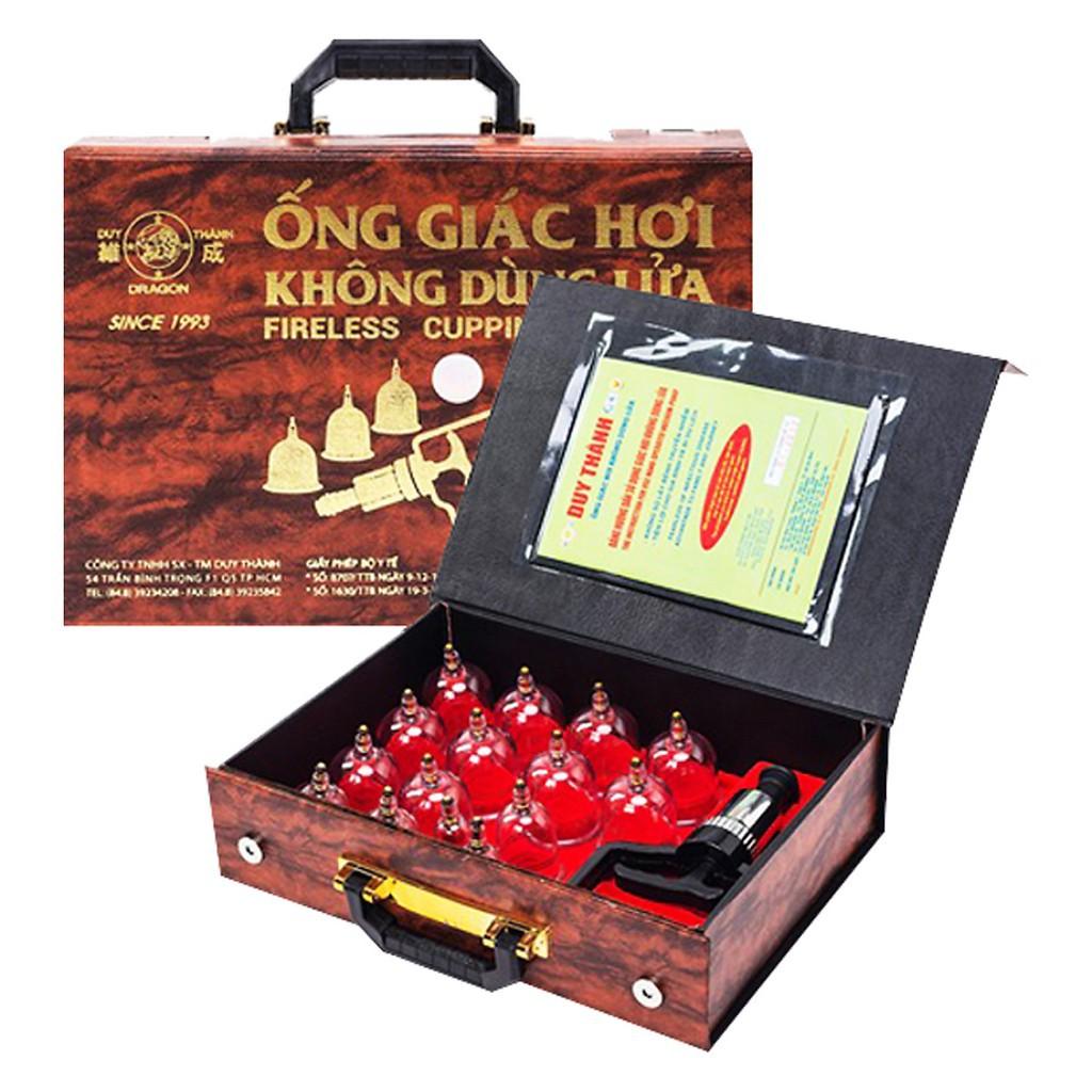 Bộ giác hơi không dùng lửa Duy Thành làm giảm chứng đau lưng, đau vai, gáy, nhức mỏi, điều hòa kinh mạch