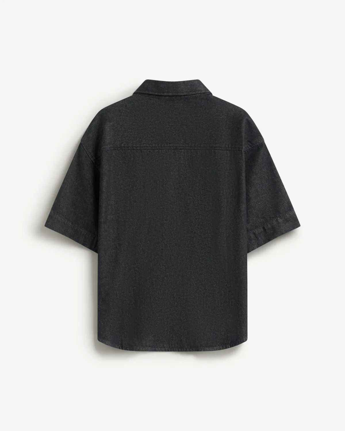 Áo Sơ Mi Nam Denim Tay Ngắn Form Oversize - ROUTINE 10F25DSH008