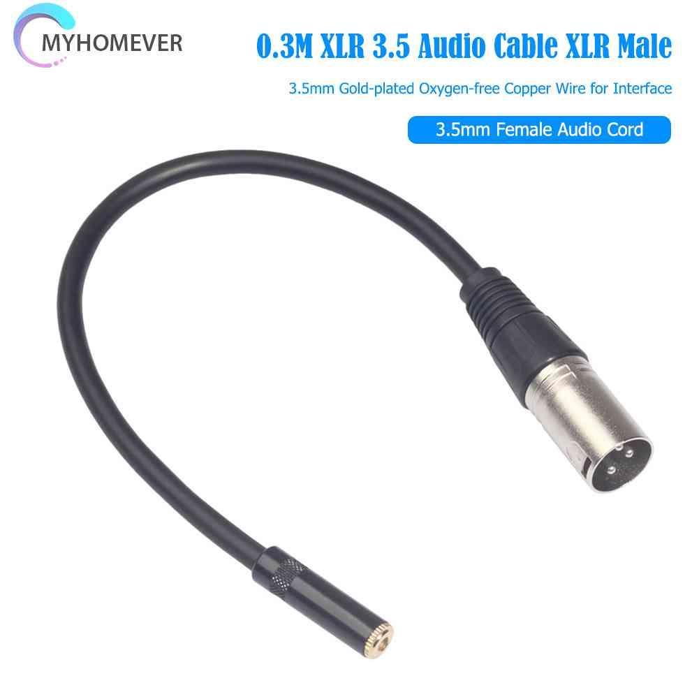 Cáp ChuyểN ĐổI Âm Thanh 0.3m XLR 3.5 XLR Sang 3.5mm