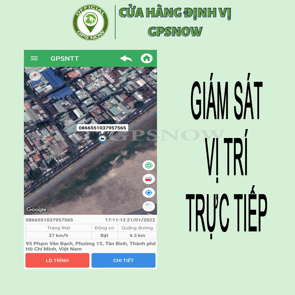 Định Vị Xe Máy Ô tô A8 Plus (Loại Tốt) - Phần Mềm Tiếng Việt GPSNTT