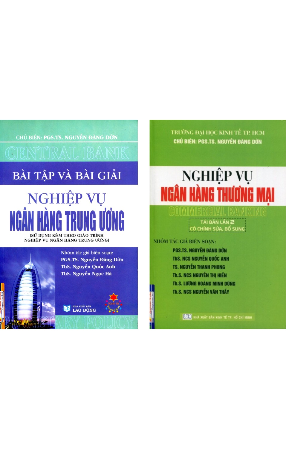 Combo Bài Tập Và Bài Giải Nghiệp Vụ Ngân Hàng Trung Ương + Nghiệp Vụ Ngân Hàng Thương Mại (Bộ 2 Cuốn) _KT