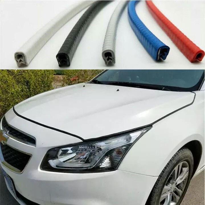 Nẹp chữ u viền cánh cửa ô tô bản 11mm, có màu sáng bóng, sang trọng, chống va đập cánh cửa