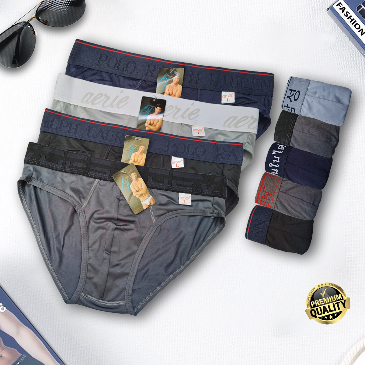 Combo 4 Quần Lót Nam hiệu CITYMEN vải thun lạnh co giãn 4 chiều nhiều lưng màu ngẫu nhiên, đồ lót - LMTK-MULTIAL