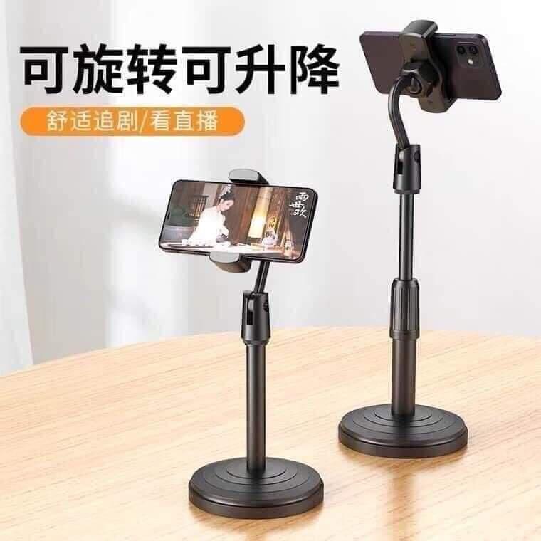 Giá Đỡ Điện Thoại Để Bàn Kẹp Điện Thoại Livestream Xem Video Xoay 360 Độ