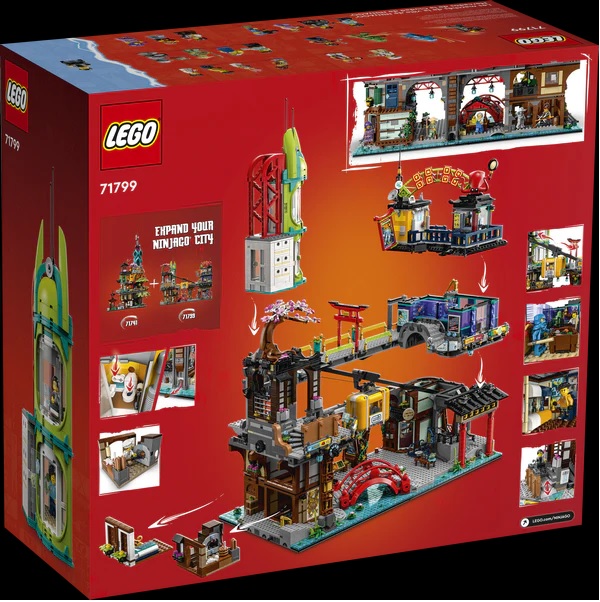 lego ninjago 71799 - Thị Trường Thành Phố Ninjago (6163 chi tiết)