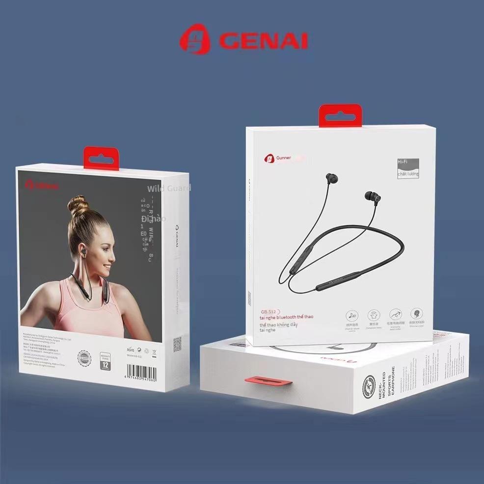 Bài hát quảng cáo tai nghe bluetooth Nai S12 âm thanh nổi điện thoại di động điều khiển dây tai nghe với tai nghe thể thao treo cổ Mai Ge Nai