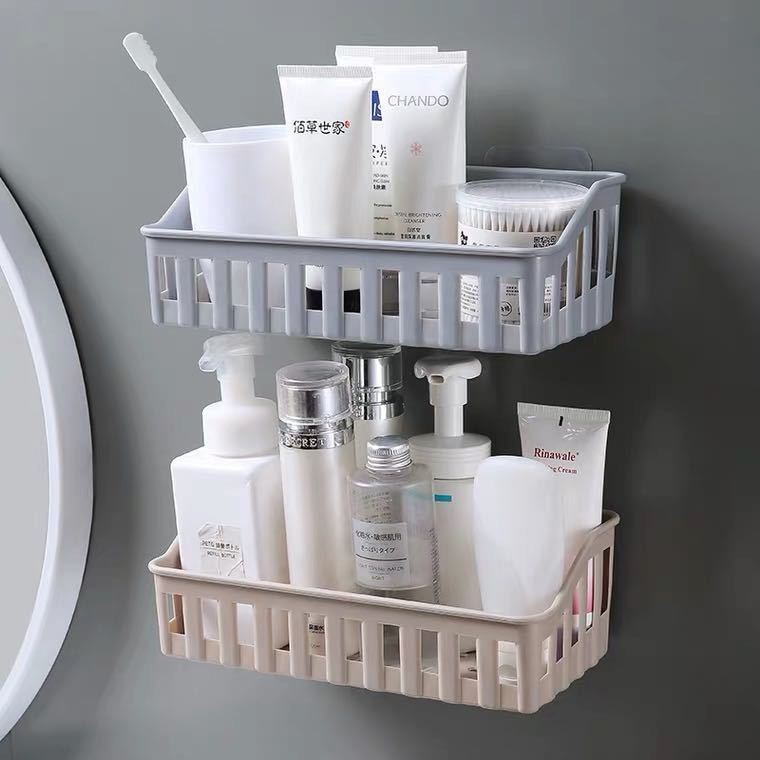 Kệ để đồ hút chân không phòng tắm, nhà bếp HT148 - Giao Ngẫu Nhiên