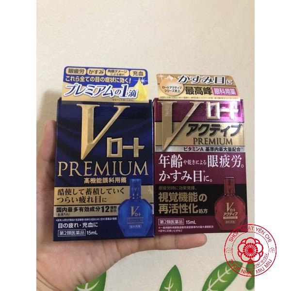 Nhỏ mắt Xanh - Đỏ - Vàng  Premium nhật bản