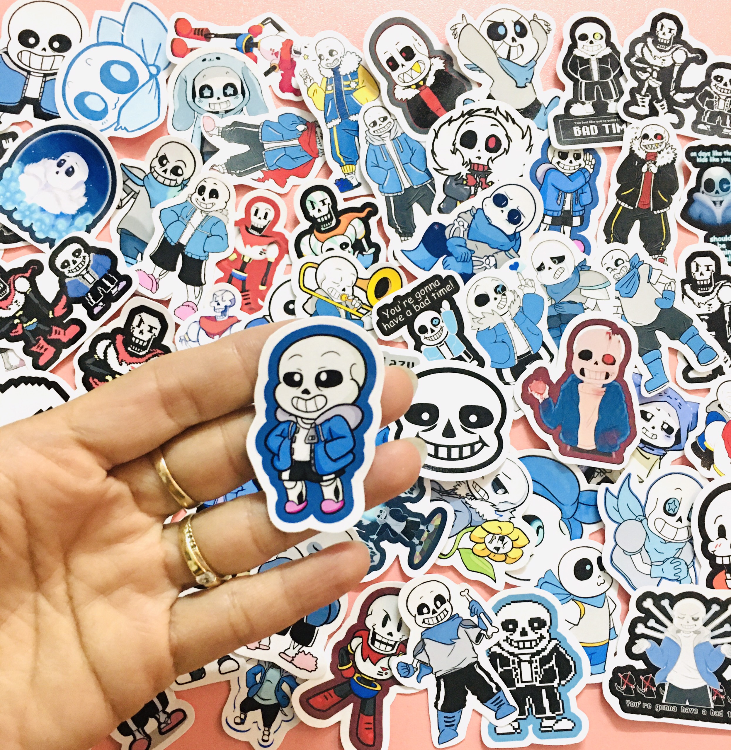 Set 30 Sticker Sans Undertale