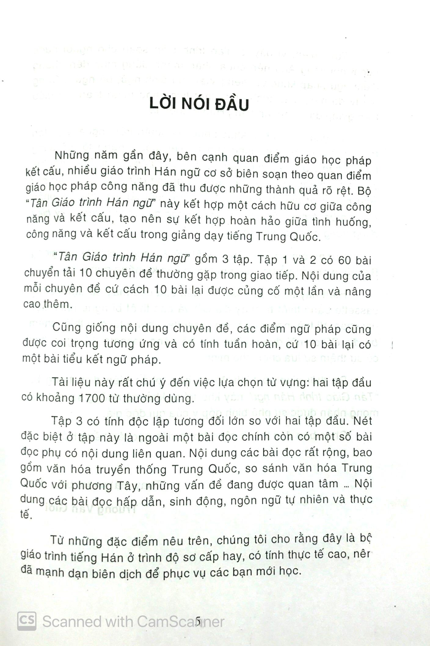 Tân Giáo Trình Hán Ngữ - Tập 1