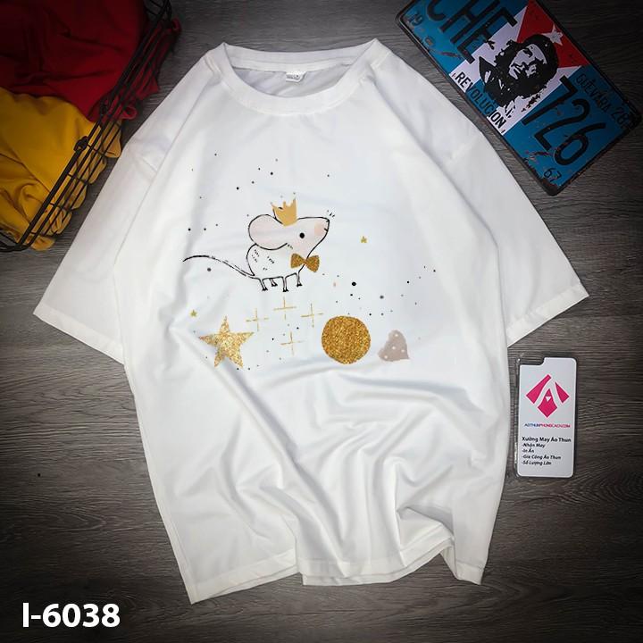 Áo Thun Nữ In Hình Con Chuột ATN6038