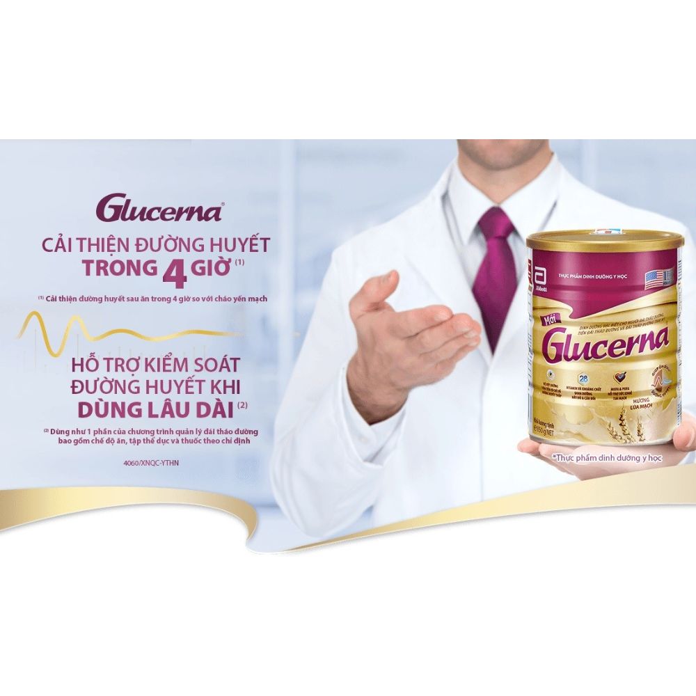 Sữa Bột Abbott Glucerna Lúa Mạch 850g