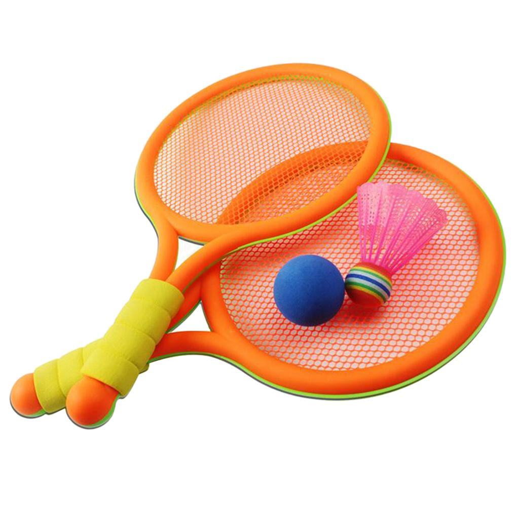 Kids Badminton Tennis Rackets Ball Set Garden Outdoor Toys Gift