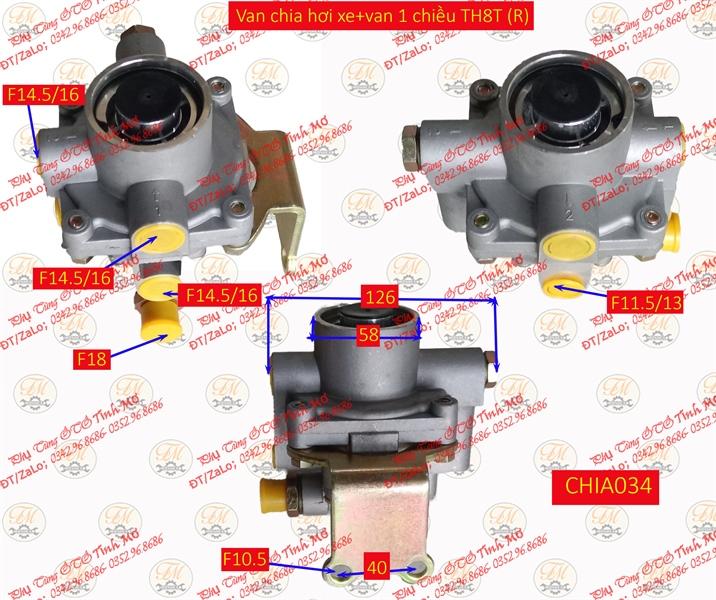 Van chia hơi xe+van 1 chiều TH8T