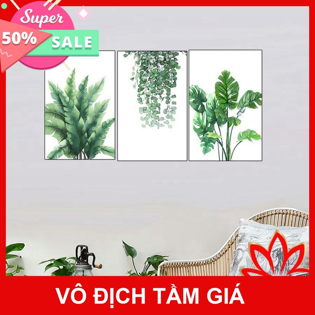 Bộ tranh treo tường phong thủy trang trí nội thất đẹp và giá gốc tại xưởng mới nhất thị trường ĐL 66 lá cây thiên nhiên