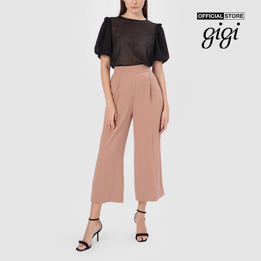 GIGI - Quần culottes nữ xếp li Deep Pleat G3206T211315