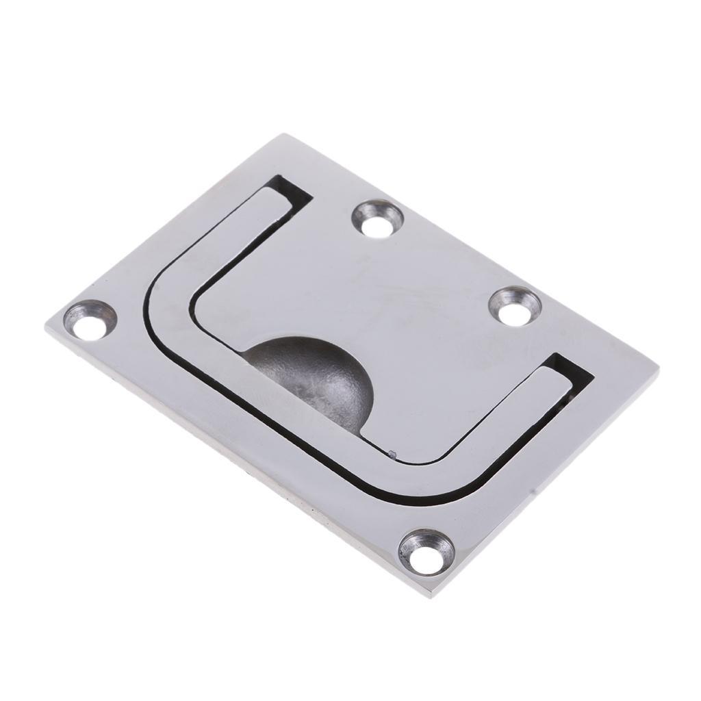 2pc Stainless Steel Boat Flush Fitting Lifting Pull Lift Handle