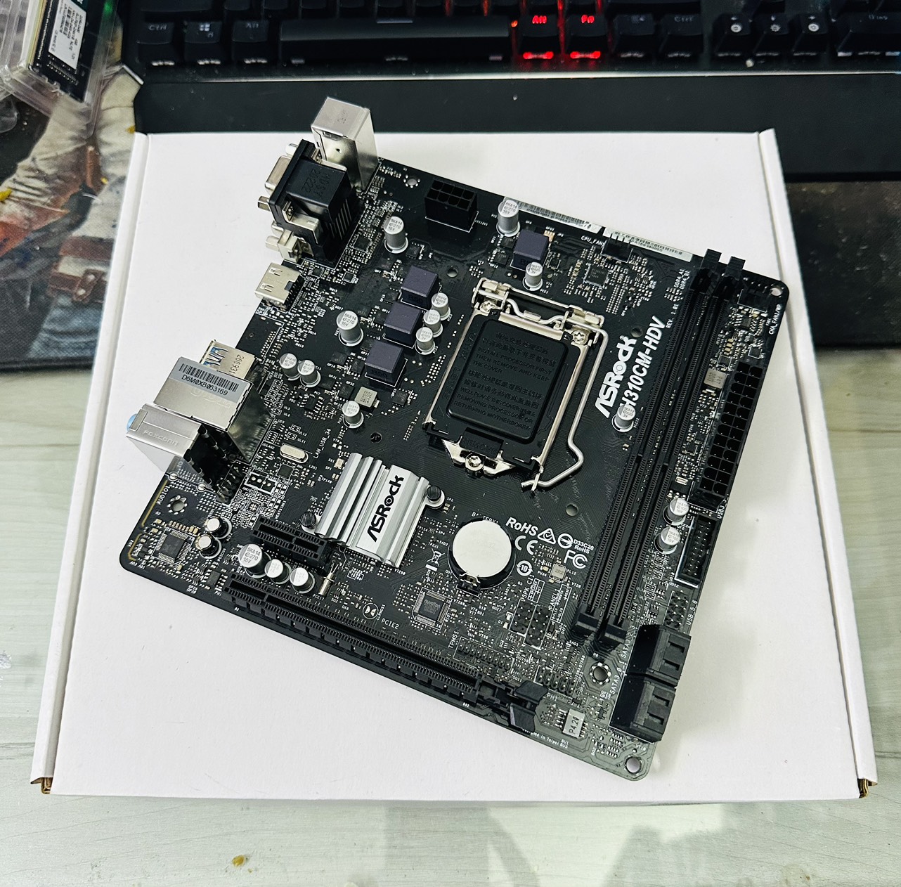 Bo Mạch Chủ (Mainboard) Asrock H310CM-HDV (HÀNG CHÍNH HÃNG)