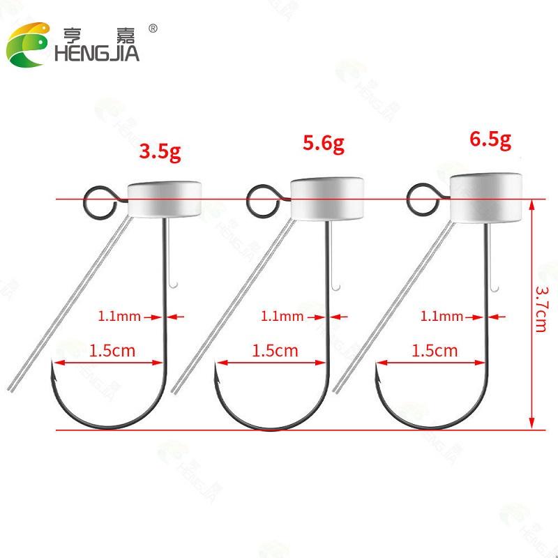 Set 6 Lưỡi Câu Cá LCC05 Thiết Kế Đầu Hình Nấm Bằng Thép Carbon Chất Lượng Cao Chuyên Câu Lure - Sanami Fishing Store