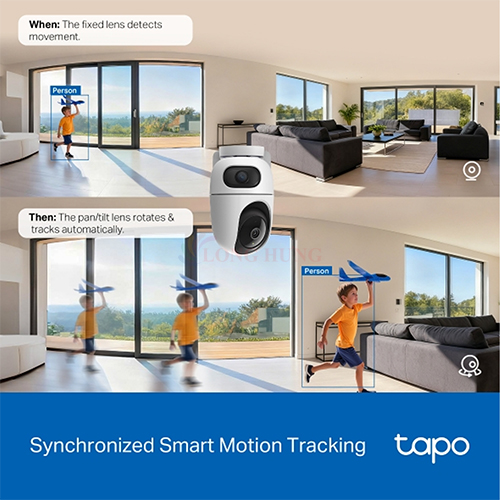 Camera trong nhà TP-Link Tapo Dual Lens Pan/Tilt Home Security Wifi 2K C245D - Hàng chính hãng
