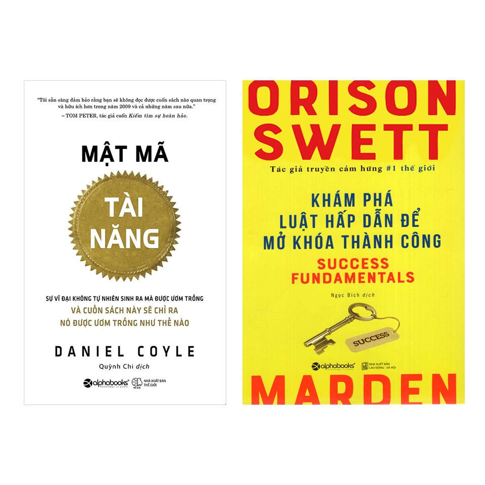 Bộ Sách Hay Về Kinh Doanh: Mật Mã Tài Năng + Khám Phá Luật Hấp Dẫn Để Mở Khóa Thành Công