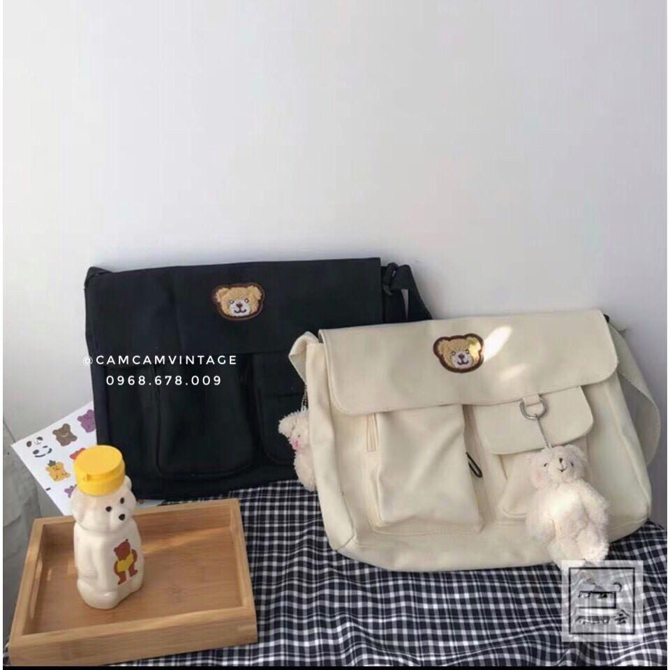 TÚI ĐEO CHÉO ULZZANG HỘP GẤU